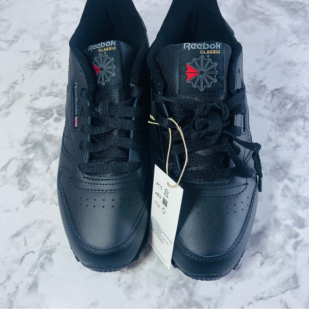 Reebok Classic Leather Running/Course a Pied 50148 Junior  Black Sneakers 4.5
